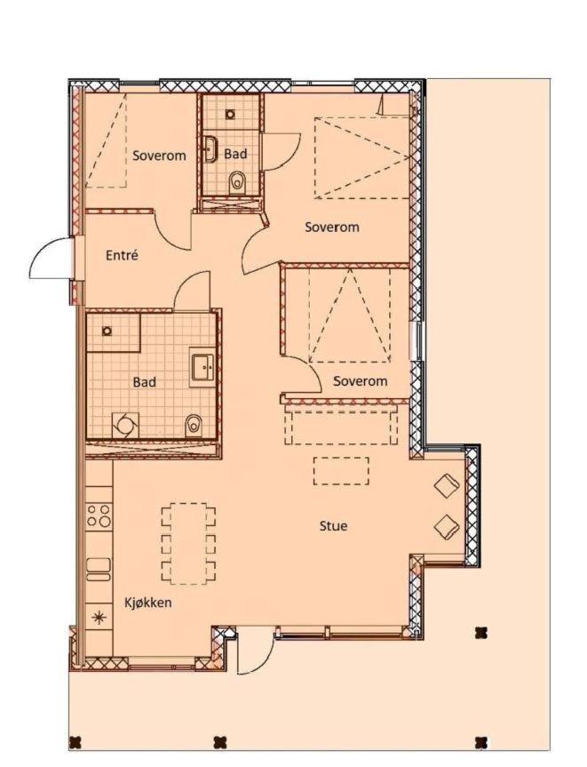 Riddertunet Apartment 101 Beitostolen Экстерьер фото